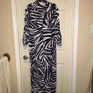 NWT Chico’s Graphic Print Maxi Dress Size 3